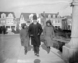 Brazilian advisor Manuel Coelho Rodrigues with his children in Washington, D.C., 1920. From the National Photo Company. View full size.