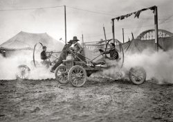 May 27, 1913. "Auto polo, Coney Island." This is the last of the auto polo pics (I promise). 5x7 glass negative, George Grantham Bain Collection. View full size.