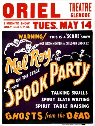 Way back when, the scariest day of the year was May 14. We're kicking off the Shorpy Halloween party with some of the spookiest posters you've even seen! This one's from 1935. View full size. Triangle Poster & Printing Co., Chicago.