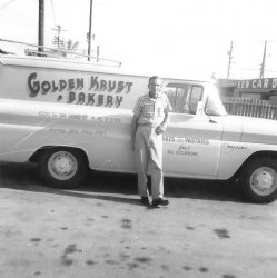 Found these pictures in my parents photo album.  I have no idea who the people are.  Thought others would get a kick out of seeing them.