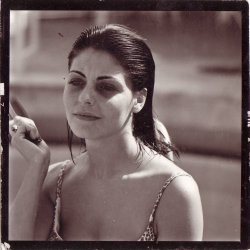 My mother is 21 in this photo taken in Toulon (France) in the summer of 1967. 