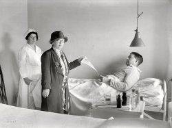 May 10, 1925. "Mrs. J.D. Oliphant, President Women's Auxiliary of American Legion, at Mount Alto." National Photo Company glass negative. View full size.