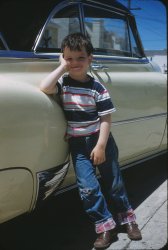 "Georgie #2". Found 35mm Kodachrome slide. View full size.