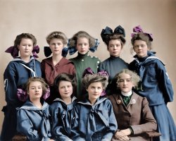 This is my colorized version of this Shorpy photo. View full size.