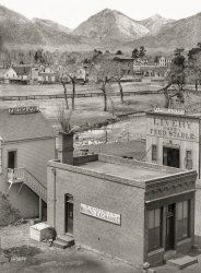 "Colorado, 1888." Sheep Mountain from Buena Vista. Photo by John C.H. Grabill. View full size.