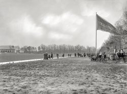 Lakewood, New Jersey, 1901. "Polo grounds at Georgian Court." The estate and athletic pleasure-dome of Gilded Age scion George Jay Gould, now a university campus. 8x10 inch glass negative, Detroit Publishing Co. View full size.