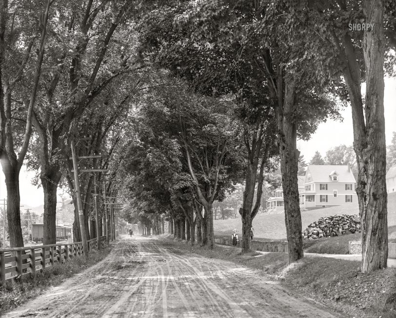 Plymouth: 1908 1908. "Main Street -- Plymouth, New Hampshire." 8x10 inch dry plate glass negative, Detroit Publishing Company. View full size.