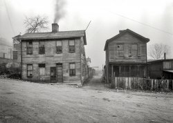 December 1935. "Typical squalid homes, Hamilton County, Ohio." 35mm nitrate negative by Carl Mydans for the Resettlement Administration. View full size.