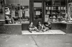 July 1941. "Boys on the Fourth of July. State College, Pennsylvania." 35mm nitrate negative by Edwin Rosskam for the Resettlement Administration. View full size.