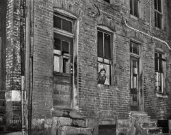 January 1939. "Prostitute. Saint Louis, Missouri." Medium format acetate negative by Arthur Rothstein for the Farm Security Administration. View full size.