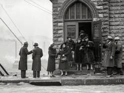 January 1941. "Negro church in mill district of Pittsburgh, Pennsylvania." Acetate negative by Jack Delano for the Farm Security Administration. View full size.