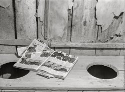 April 1942. "Wisdom, Beaverhead County, Montana. Accommodations at the Wisdom Hotel." Acetate negative by John Vachon for the Office of War Information. View full size.
