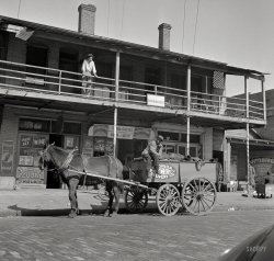 February 1943. "Jacksonville, Florida. Street scene in the Negro section." Photo by Gordon Parks for the Office of War Information. View full size.