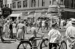 July 4, 1941. "Fourth of July parade in Watertown, Wisconsin." 35mm nitrate negative by John Vachon for the Farm Security Administration. View full size.