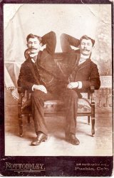 Date Unknown.  Purchased on eBay 10-15 years ago. Back is advertisement for photographer in Colorado.