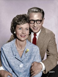 Here is my colorized version of this Shorpy photo. I have always been a big fan of Betty White. She is a very classy lady. (And funny too!) View full size.
